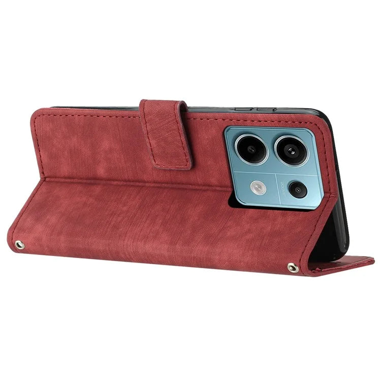 For Xiaomi Redmi Note 13 Pro 4G / Poco M6 Pro 4G Case Leather Skin Touch Feeling Phone Cover