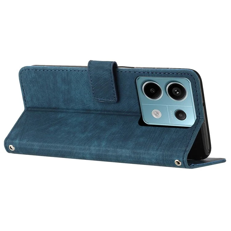 For Xiaomi Redmi Note 13 Pro 4G / Poco M6 Pro 4G Case Leather Skin Touch Feeling Phone Cover