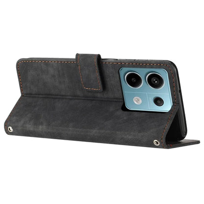 For Xiaomi Redmi Note 13 Pro 4G / Poco M6 Pro 4G Case Leather Skin Touch Feeling Phone Cover