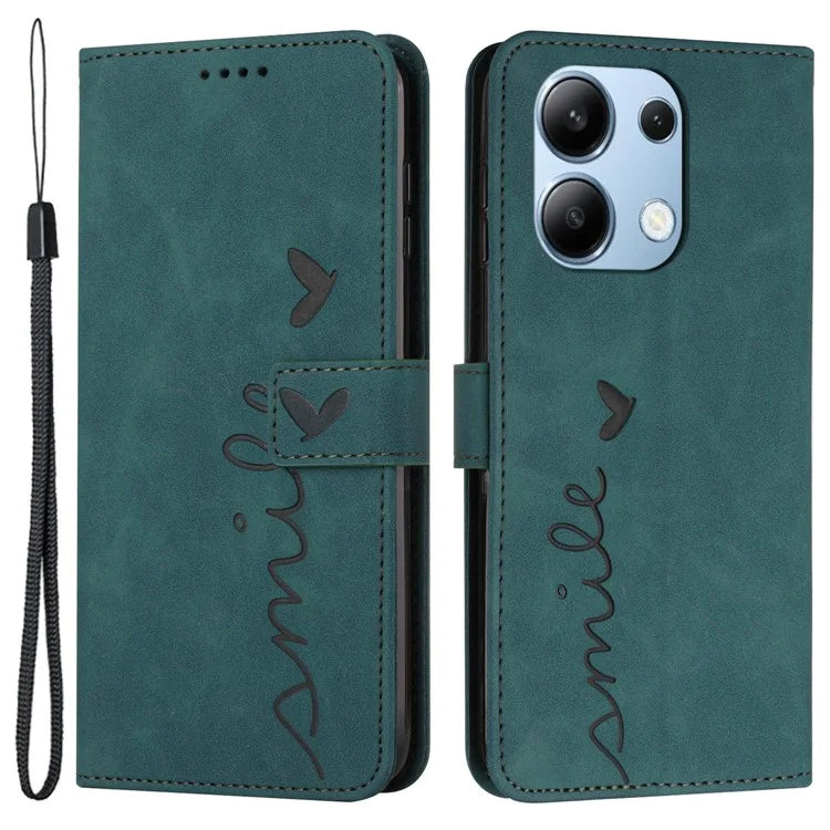For Xiaomi Redmi Note 13 4G Case Handbag PU Leather Wallet Phone Cover