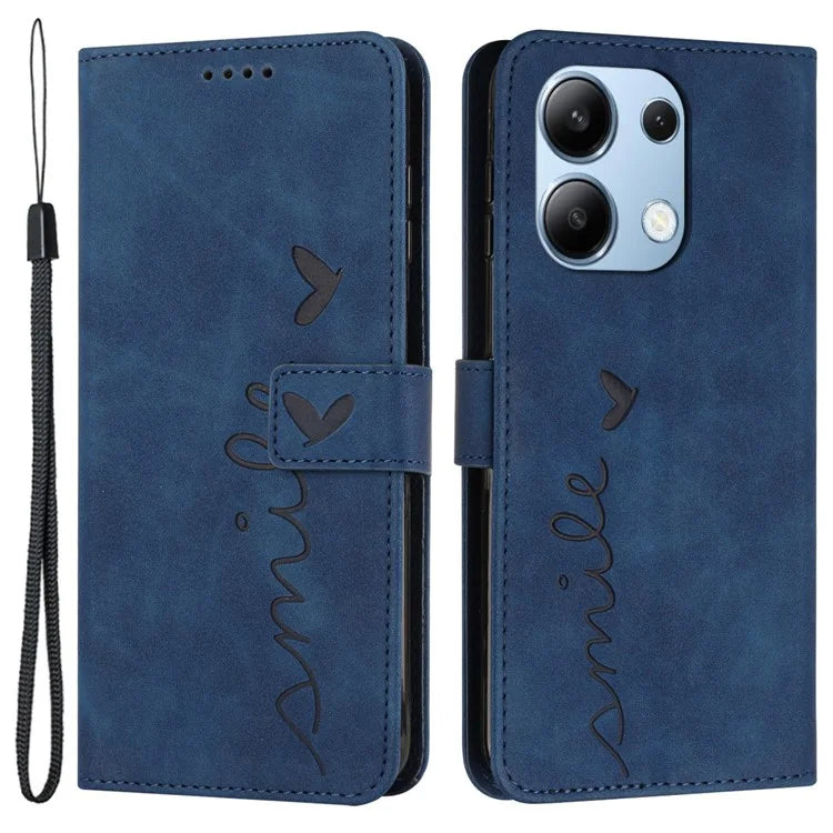 For Xiaomi Redmi Note 13 4G Case Handbag PU Leather Wallet Phone Cover