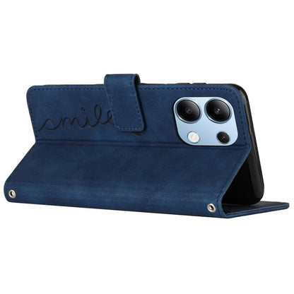 For Xiaomi Redmi Note 13 4G Case Handbag PU Leather Wallet Phone Cover