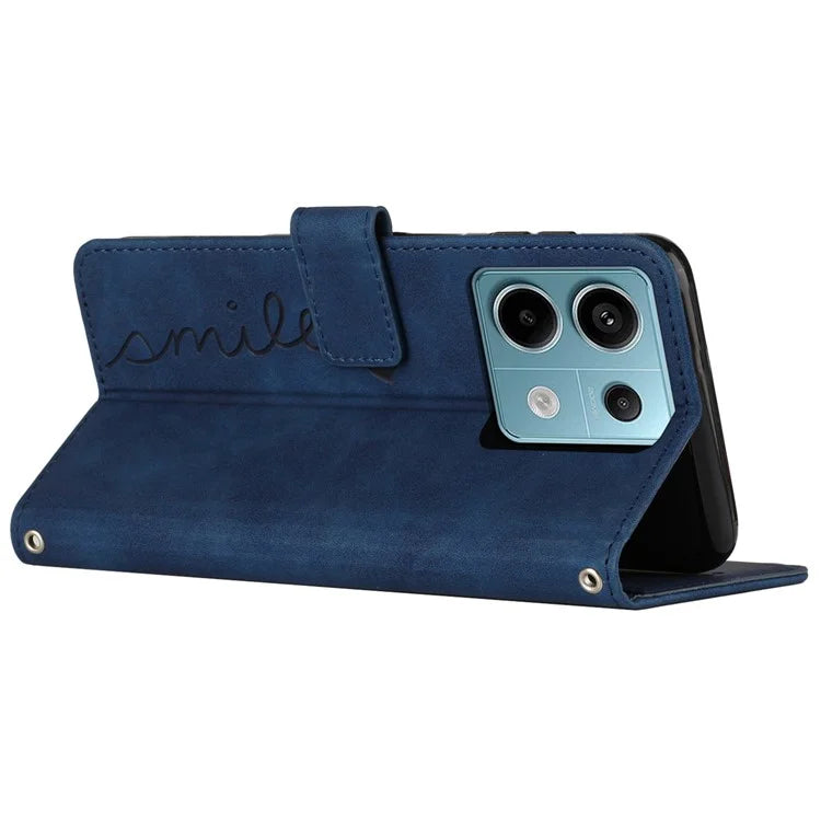 For Xiaomi Redmi Note 13 Pro 4G / Poco M6 Pro 4G Case Imprinted PU Leather Stand Phone Cover
