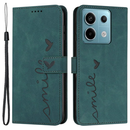 For Xiaomi Redmi Note 13 Pro 4G / Poco M6 Pro 4G Case Imprinted PU Leather Stand Phone Cover