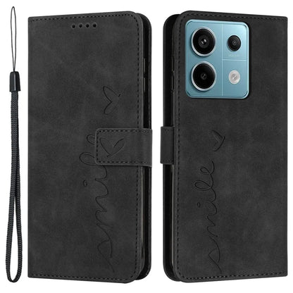 For Xiaomi Redmi Note 13 Pro 4G / Poco M6 Pro 4G Case Imprinted PU Leather Stand Phone Cover