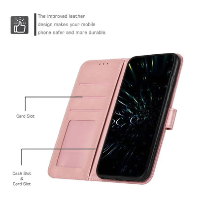 For Xiaomi Redmi Note 13 Pro 4G / Poco M6 Pro 4G Wallet Case PU Leather Flip Phone Cover