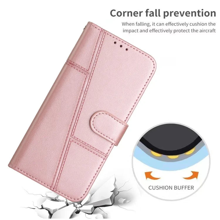 For Xiaomi Redmi Note 13 Pro 4G / Poco M6 Pro 4G Wallet Case PU Leather Flip Phone Cover