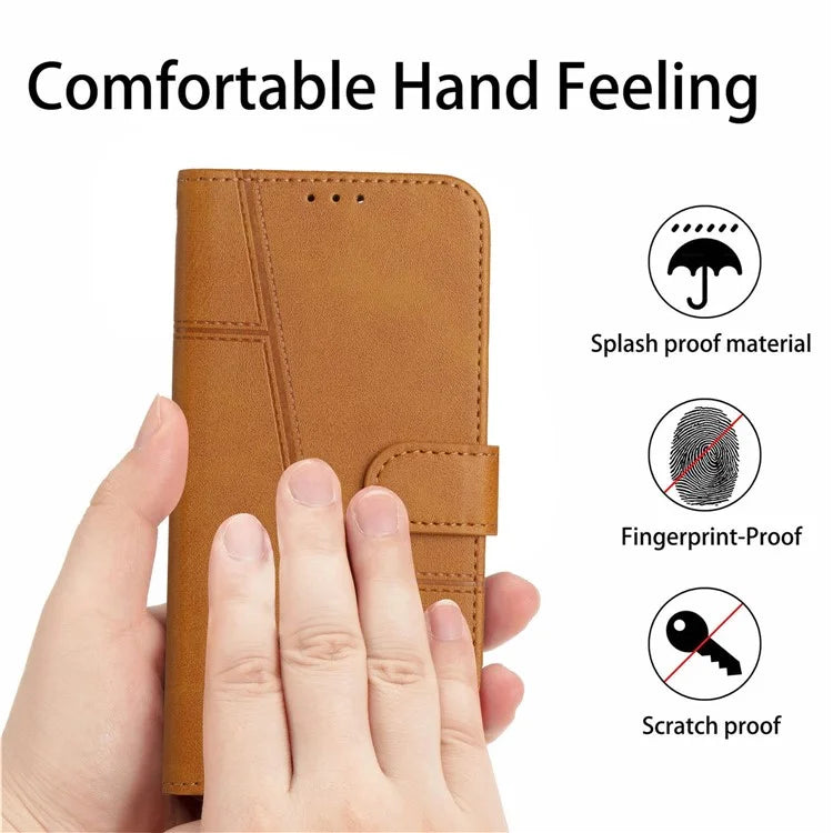 For Xiaomi Redmi Note 13 Pro 4G / Poco M6 Pro 4G Wallet Case PU Leather Flip Phone Cover