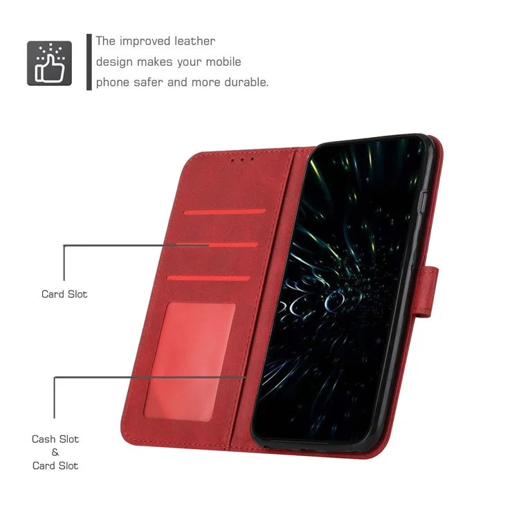 For Xiaomi Redmi Note 13 Pro 4G / Poco M6 Pro 4G Wallet Case PU Leather Flip Phone Cover