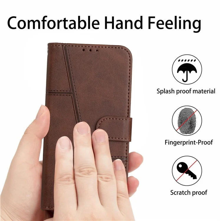 For Xiaomi Redmi Note 13 Pro 4G / Poco M6 Pro 4G Wallet Case PU Leather Flip Phone Cover