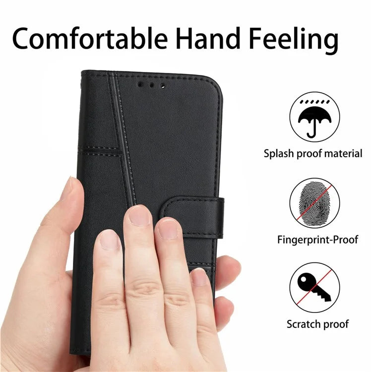 For Xiaomi Redmi Note 13 Pro 4G / Poco M6 Pro 4G Wallet Case PU Leather Flip Phone Cover