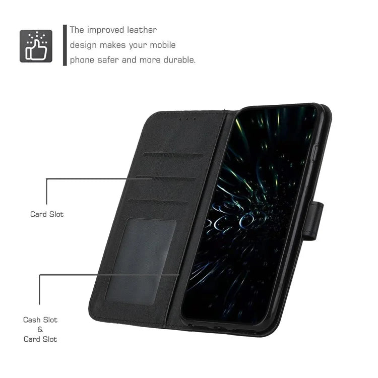For Xiaomi Redmi Note 13 Pro 4G / Poco M6 Pro 4G Wallet Case PU Leather Flip Phone Cover