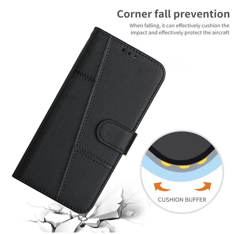 For Xiaomi Redmi Note 13 Pro 4G / Poco M6 Pro 4G Wallet Case PU Leather Flip Phone Cover