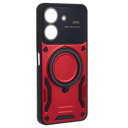 For Xiaomi Redmi 13C 4G / Poco C65 4G Kickstand Case PC+TPU Back Phone Cover Compatible with MagSafe