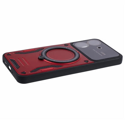 For Xiaomi Redmi 13C 4G / Poco C65 4G Kickstand Case PC+TPU Back Phone Cover Compatible with MagSafe
