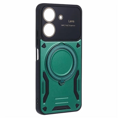For Xiaomi Redmi 13C 4G / Poco C65 4G Kickstand Case PC+TPU Back Phone Cover Compatible with MagSafe