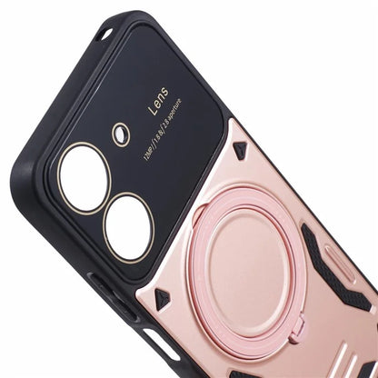 For Xiaomi Redmi 13C 4G / Poco C65 4G Kickstand Case PC+TPU Back Phone Cover Compatible with MagSafe