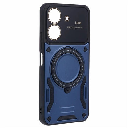 For Xiaomi Redmi 13C 4G / Poco C65 4G Kickstand Case PC+TPU Back Phone Cover Compatible with MagSafe