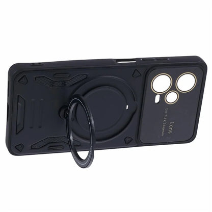 For Xiaomi Redmi Note 12 Pro+ 5G Case PC+TPU Kickstand Phone Cover Compatible with MagSafe