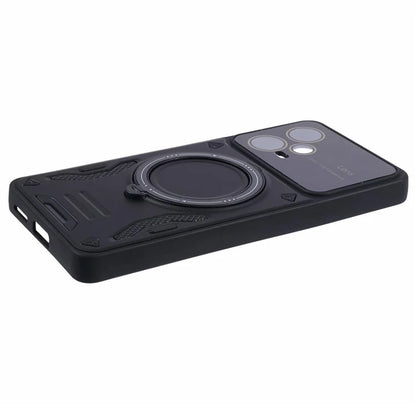 For Xiaomi Redmi Note 12 Pro+ 5G Case PC+TPU Kickstand Phone Cover Compatible with MagSafe