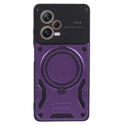 For Xiaomi Redmi Note 12 Pro+ 5G Case PC+TPU Kickstand Phone Cover Compatible with MagSafe