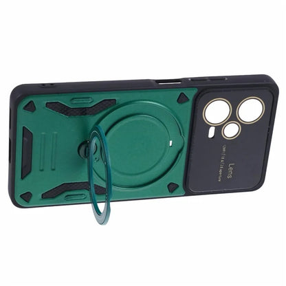 For Xiaomi Redmi Note 12 Pro+ 5G Case PC+TPU Kickstand Phone Cover Compatible with MagSafe