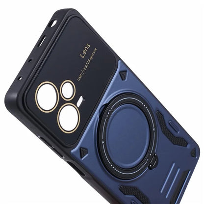 For Xiaomi Redmi Note 12 Pro+ 5G Case PC+TPU Kickstand Phone Cover Compatible with MagSafe