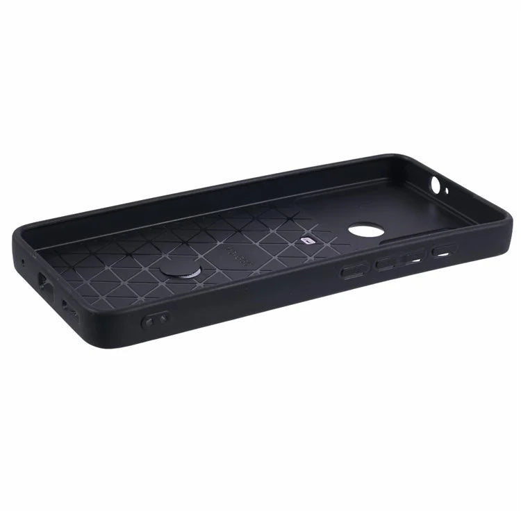 For Motorola Moto G60 Case Magnetic Ring Kickstand PC+TPU Anti-drop Protective Shell