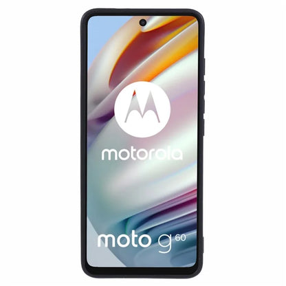 For Motorola Moto G60 Case Magnetic Ring Kickstand PC+TPU Anti-drop Protective Shell