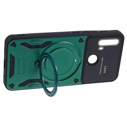 For Motorola Moto E20 Case Compatible with MagSafe PC+TPU Kickstand Phone Cases