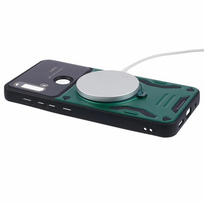 For Motorola Moto E20 Case Compatible with MagSafe PC+TPU Kickstand Phone Cases