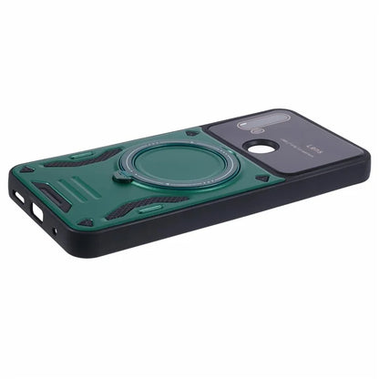 For Motorola Moto E20 Case Compatible with MagSafe PC+TPU Kickstand Phone Cases