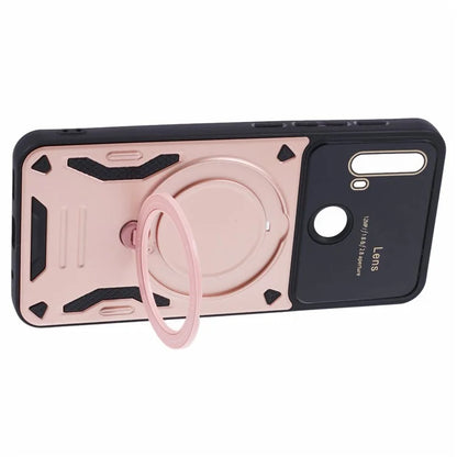 For Motorola Moto E20 Case Compatible with MagSafe PC+TPU Kickstand Phone Cases