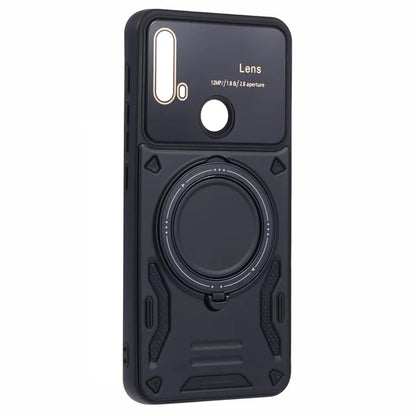 For Motorola Moto E20 Case Compatible with MagSafe PC+TPU Kickstand Phone Cases