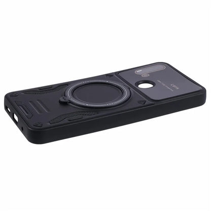 For Motorola Moto E20 Case Compatible with MagSafe PC+TPU Kickstand Phone Cases