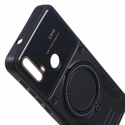 For Motorola Moto E20 Case Compatible with MagSafe PC+TPU Kickstand Phone Cases