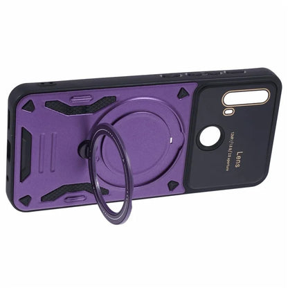 For Motorola Moto E20 Case Compatible with MagSafe PC+TPU Kickstand Phone Cases