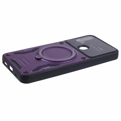 For Motorola Moto E20 Case Compatible with MagSafe PC+TPU Kickstand Phone Cases