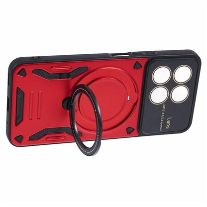 For Honor X8a 4G Shockproof Case Compatible with MagSafe Kickstand PC+TPU Phone Cover