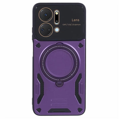 For Honor X7a 4G Case Kickstand PC+TPU Phone Cover Compatible with MagSafe