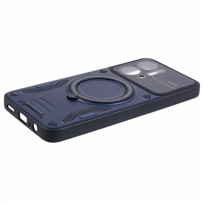 For Honor X7a 4G Case Kickstand PC+TPU Phone Cover Compatible with MagSafe