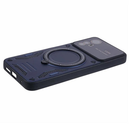 For Xiaomi Redmi Note 12S 4G Protective Case PC+TPU Kickstand Phone Cover Compatible with MagSafe