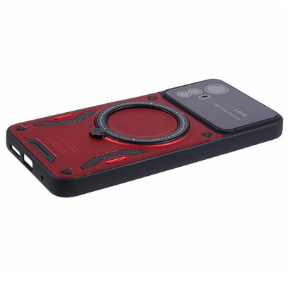 For Xiaomi Redmi Note 12S 4G Protective Case PC+TPU Kickstand Phone Cover Compatible with MagSafe