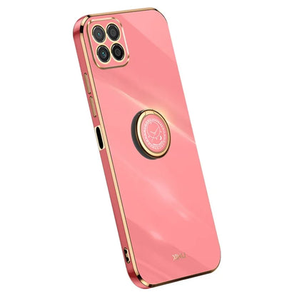 XINLI For Honor X8 5G TPU Case Electroplating Edge Kickstand Protective Cover