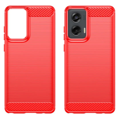 For Motorola Moto G Stylus 5G (2024) Case Carbon Fiber Texture Brushed TPU Cover