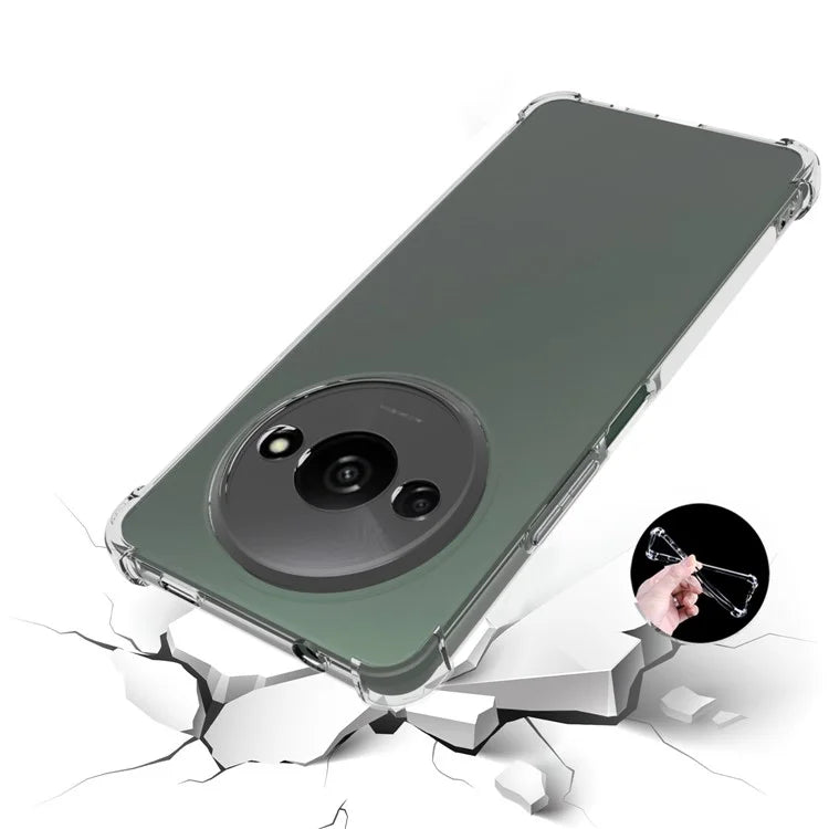 IDEWEI For Xiaomi Redmi A3 Clear Case Airbag Phone Protector Soft TPU Phone Cover