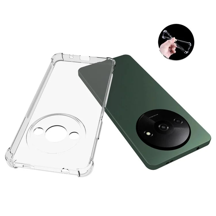 IDEWEI For Xiaomi Redmi A3 Clear Case Airbag Phone Protector Soft TPU Phone Cover
