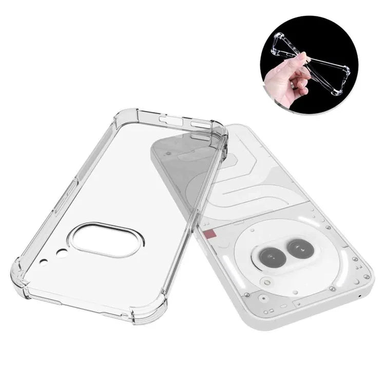 IDEWEI For Nothing Phone (2a) Soft TPU Back Case Four Corners Airbag Ultra Clear Phone Cover