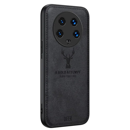 For Xiaomi 14 Ultra Case Deer Pattern PU Leather+PC+TPU Slim Phone Cover