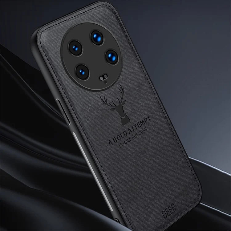 For Xiaomi 14 Ultra Case Deer Pattern PU Leather+PC+TPU Slim Phone Cover